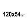 MAGNET A RECTANGLE 120 - acrylic rectangular magnets , 120x54mm | GL510122D