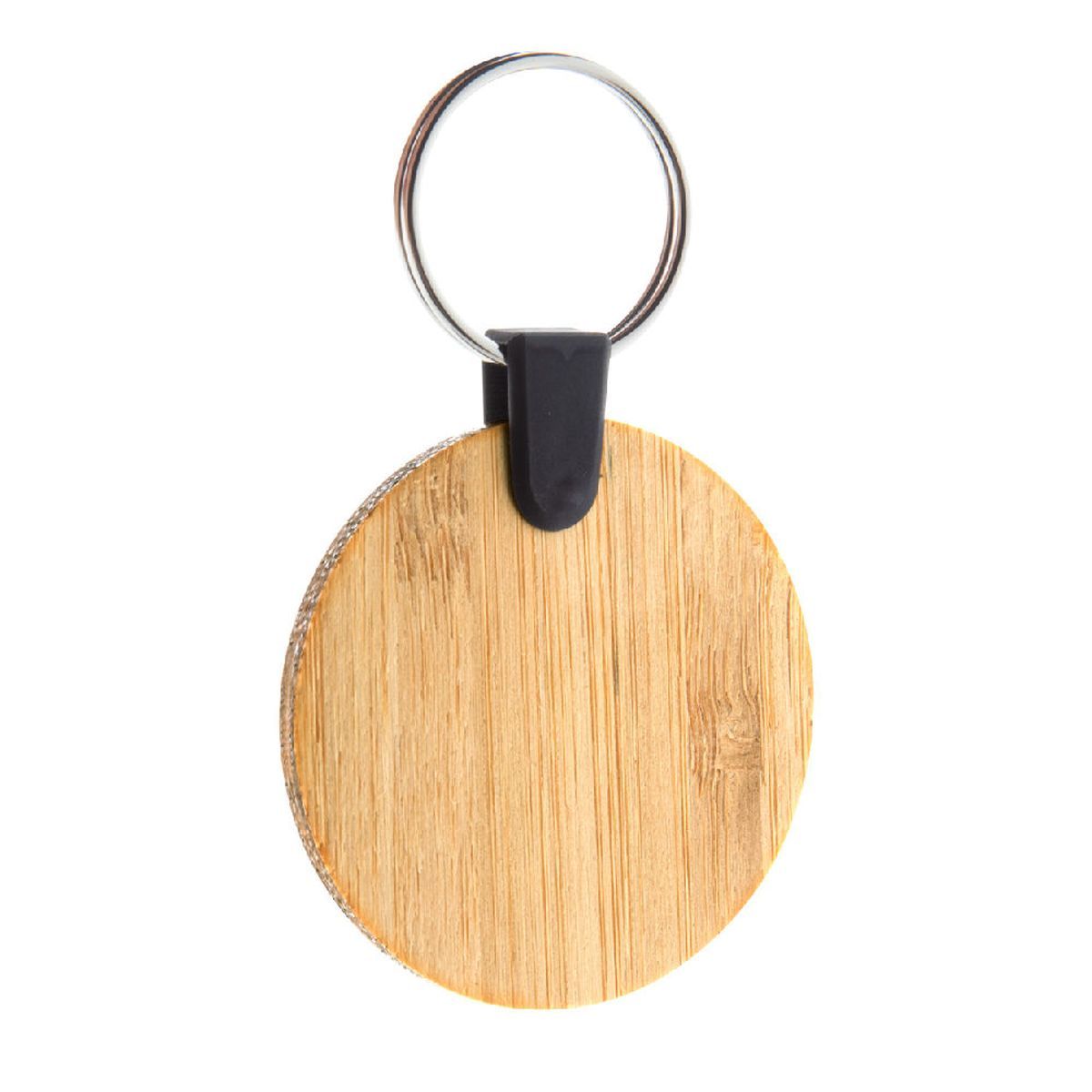 BAMBRY - bamboo keyring, round | HG718370A