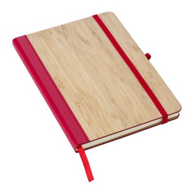 DORITA - PU and bamboo notebook 