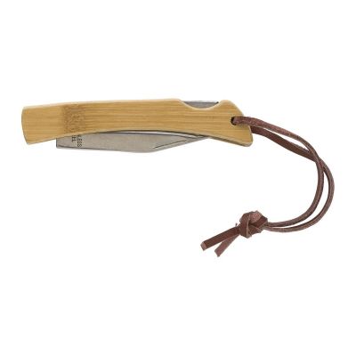 BECKETT - Stainless steel and bamboo foldable knife 