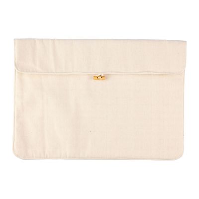 DIRK - Cotton (220 gr/m2) laptop pouch 