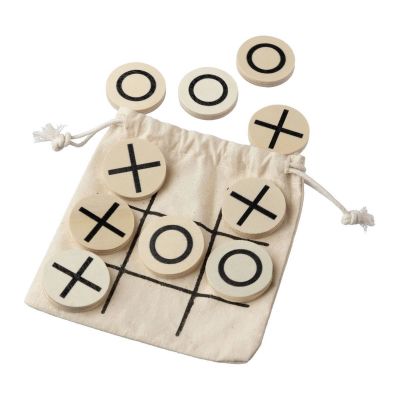 WALTRAUD - Natural wooden tic-tac-toe game 