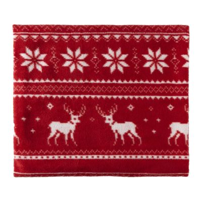 JANE - Polar fleece reindeer blanket (180 gr/m2) 