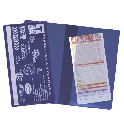 LOTTO TWO - sports and lottery betting slips holder with two doors