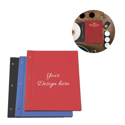 MENU MODERN L - hardbound PVC menu holder