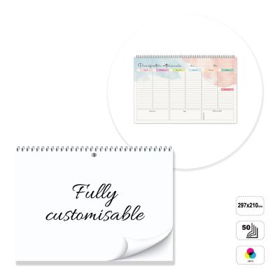 HELSINKI - desk planner with spiral