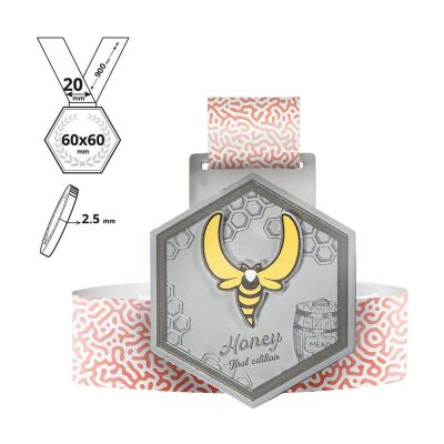 SAPPORO - steel medal 2,5mm