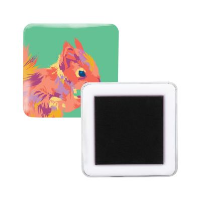 MAGBADGE SQUARE - pin button fridge magnet