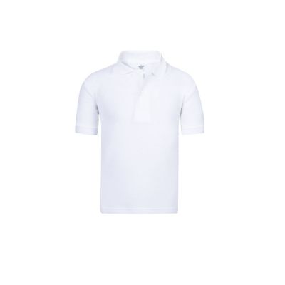 YPS180 - Kids White Polo Shirt 