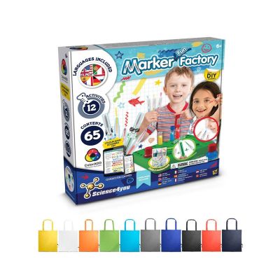 DIY PEN FACTORY KIT II - Educational kit supplied with a 190T folding gift bag