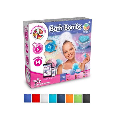 BATH BOMBS KIT IV - Educational toy supplied with a non-woven gift bag (80 g/m²)