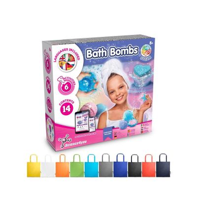 BATH BOMBS KIT V - Educational toy supplied with a 190T folding gift bag