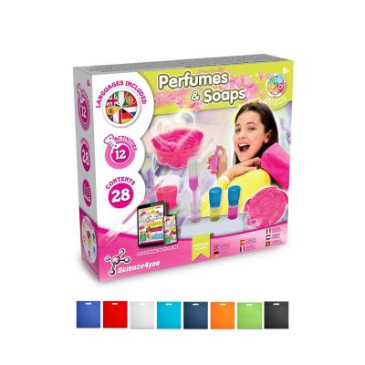 PERFUME & SOAP FACTORY KIT IV - Educational game supplied with a non-woven gift bag (80 g/m²)