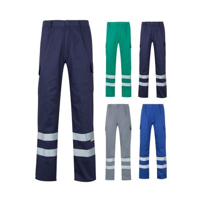 VL ASCLEPIUS - Multi-pocket twill trousers (200g/m²), in cotton (35%) and polyester (65%)