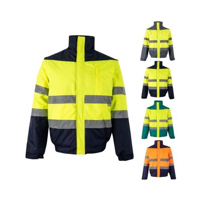 VL JUPITER - Two-tone padded jacket (180g/m²) in polyester (100%), with PU coating