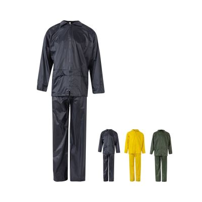 VL SEDNA - Rain suit (225g/m²), two-piece in polyester (100%) with PVC coating