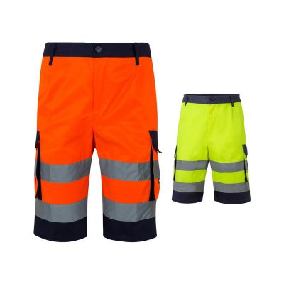 VL HADES - Two-tone multi-pocket Bermuda shorts (210g/m²), in cotton (20%) and polyester (80%)