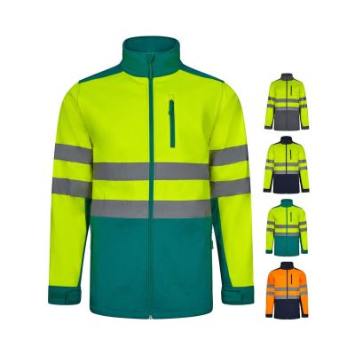 VL HESTIA - Two-tone soft shell jacket (280g/m²), in polyester (96%) and elastane (4%)