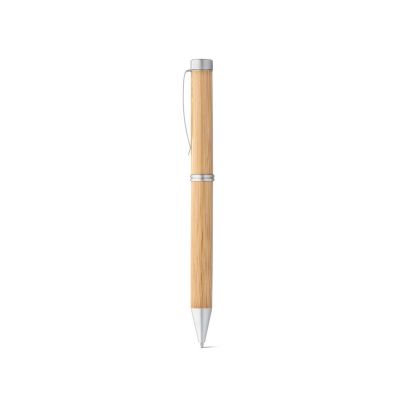 LAKE - Bamboo ball pen with twist mechanism and metal clip