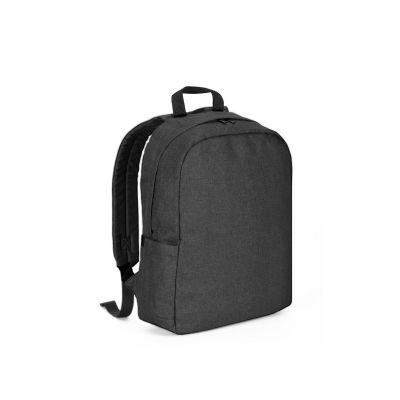 GIJON - Laptop backpack in 600D recycled high-density polyester and 210D recycled polyester lining