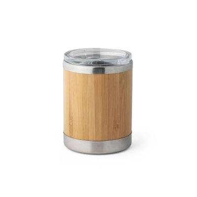 LYCKA - Bamboo and stainless steel cup 350 mL