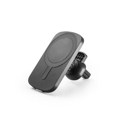 KOCH - Car smartphone holder with wireless magnetic charger 15W in recycled ABS (100% rABS)