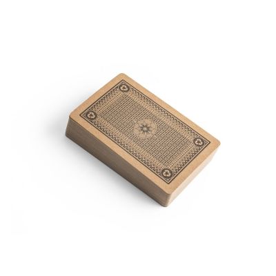 FISCHER - Deck of 54 classic cards in kraft paper, made from FSC™ certified material and other controlled materials